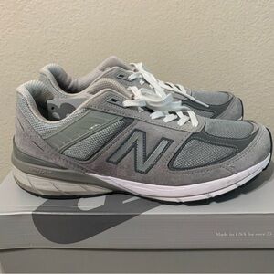 New Balance 990v5 Men's Running Shoes in Grey